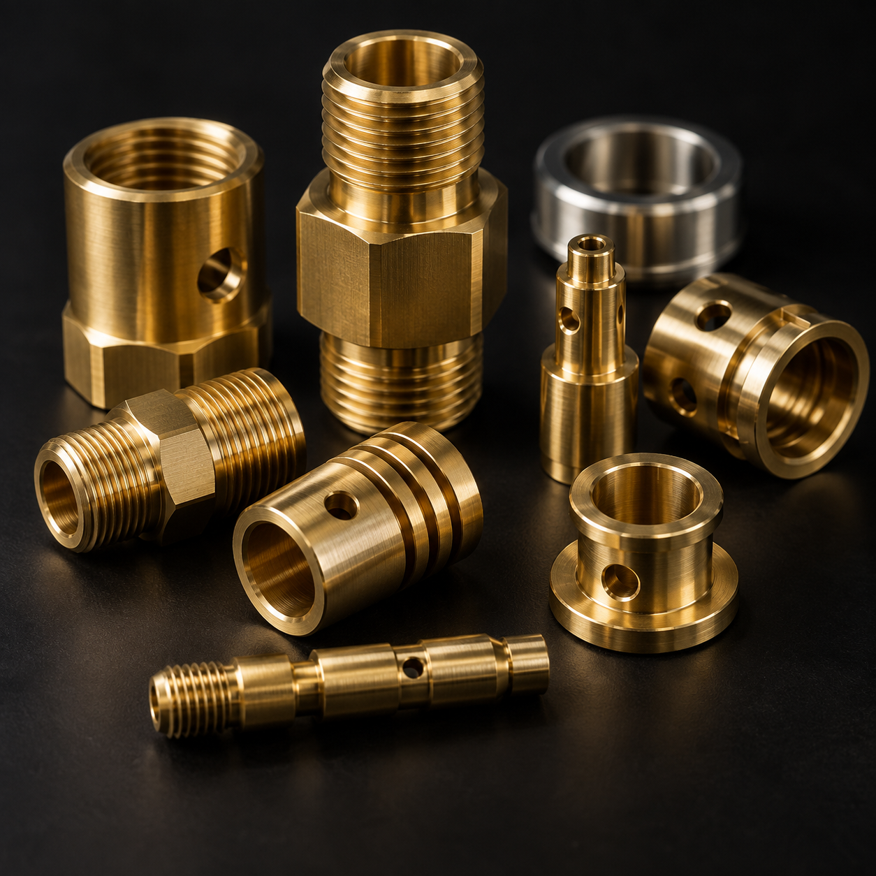 Conceptual brass connectors and fittings